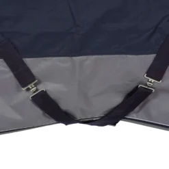 EQUITHÈME Turnout Rug Tyrex 600D 300g Navy/Grijs Dots