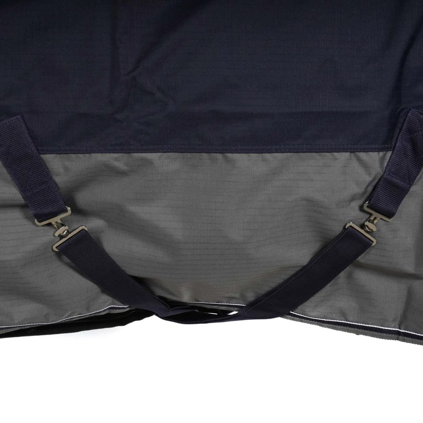 EQUITHÈME Turnout Rug Tyrex High Neck 600D 300g Navy/Grijs Dots