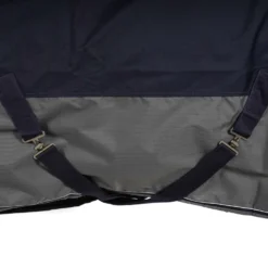 EQUITHÈME Turnout Rug Tyrex High Neck 600D 150g Navy/Grijs Dots