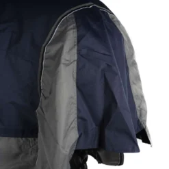 EQUITHÈME Turnout Rug Tyrex met Buikflap 600D 300g Navy/Grijs Dots