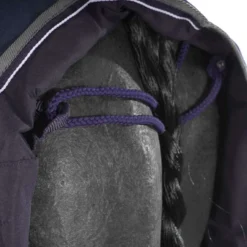 EQUITHÈME Uitrijdeken Tyrex Polycotton 600D Zwart/Blauw