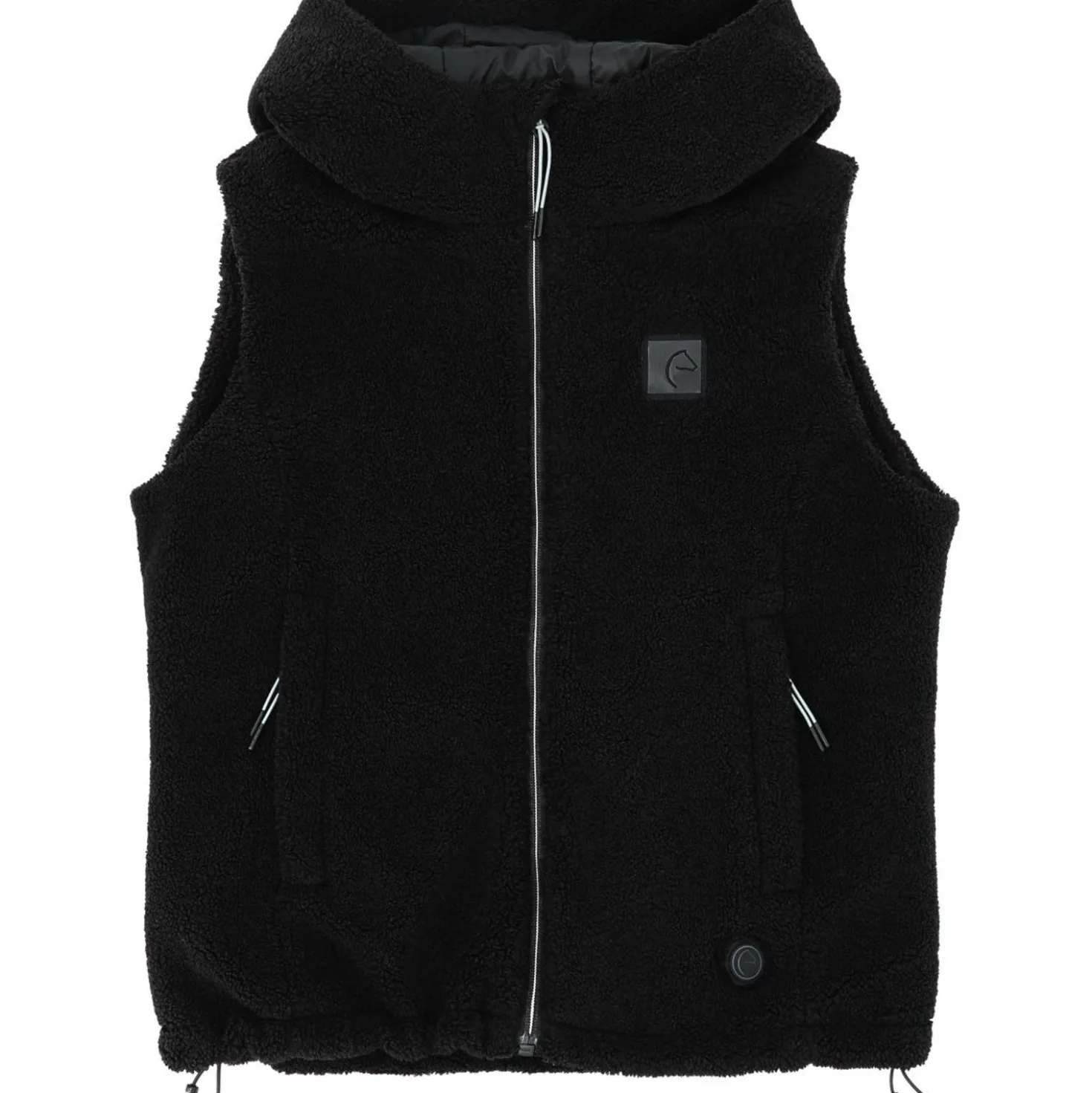 EQUITHÈME Verwarmde Bodywarmer Valery Zwart