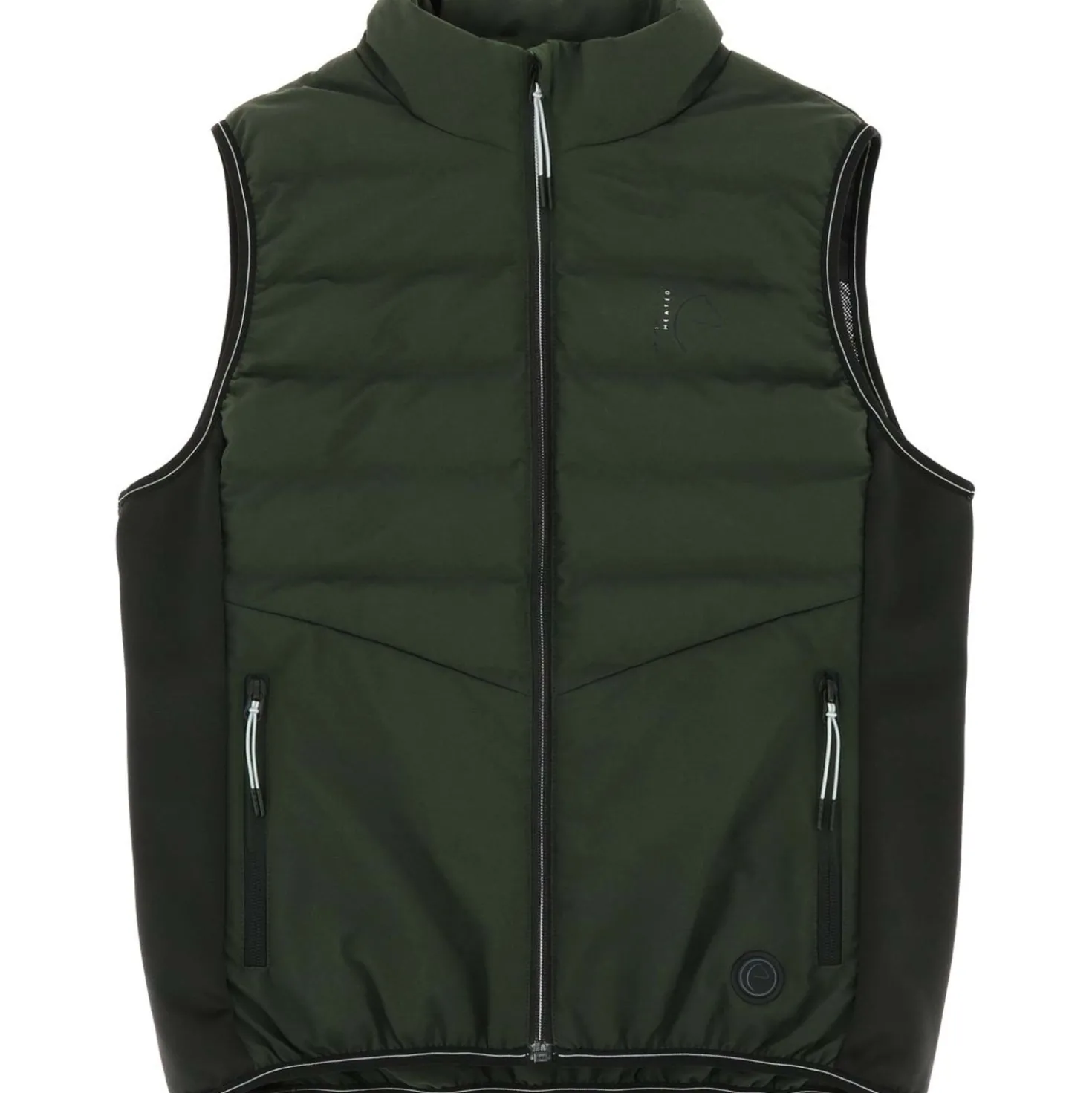 EQUITHÈME Verwarmde Bodywarmer Sasha Kaki