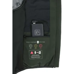 EQUITHÈME Verwarmde Bodywarmer Sasha Kaki