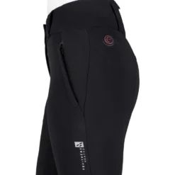 EQUITHÈME Verwarmde Rijbroek Sierra Full Grip Zwart