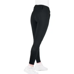 EQUITHÈME Verwarmde Rijbroek Sierra Full Grip Zwart