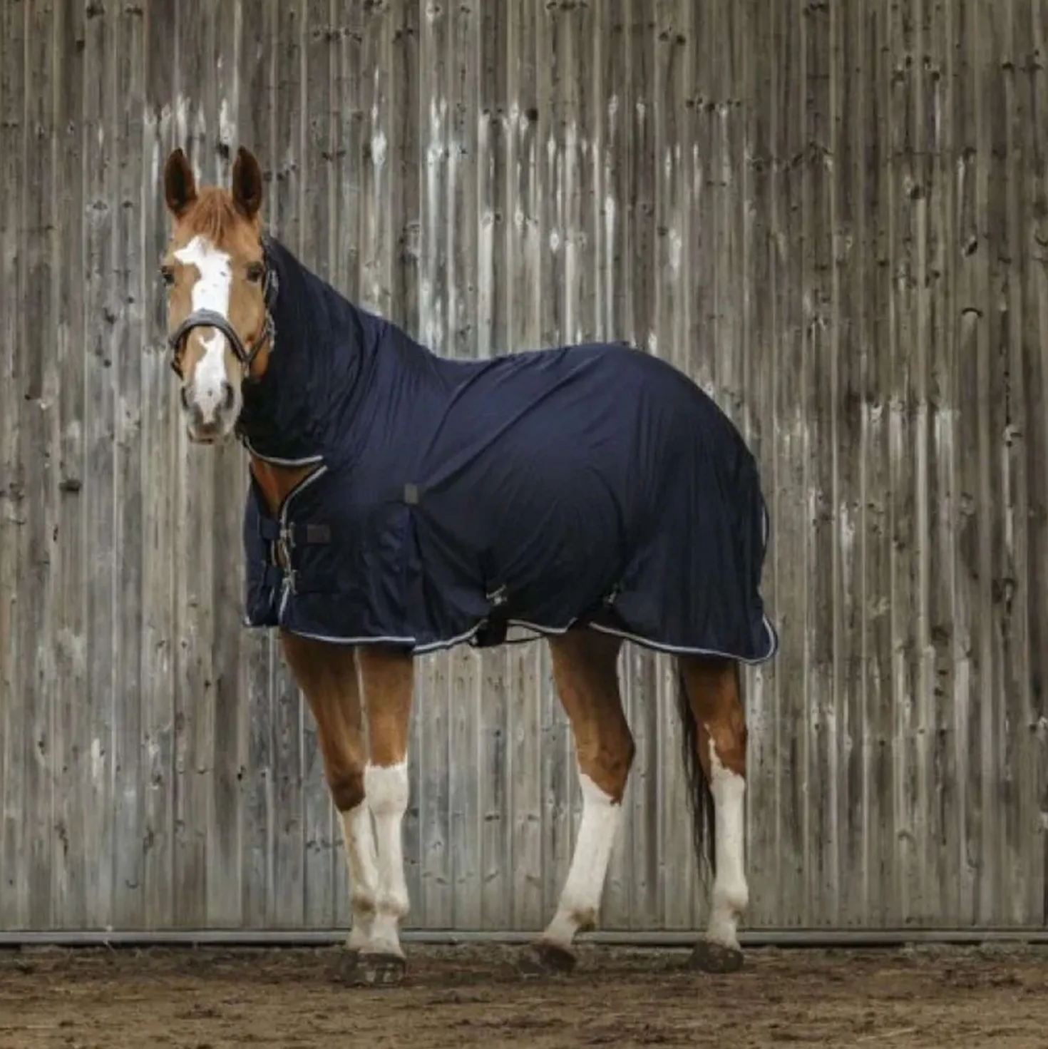 EQUITHÈME Vliegendeken Combo Micro Mesh Navy