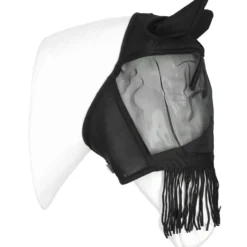 EQUITHÈME Vliegenmasker Franges met UV-Bescherming Zwart