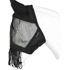 EQUITHÈME Vliegenmasker Franges met UV-Bescherming Zwart