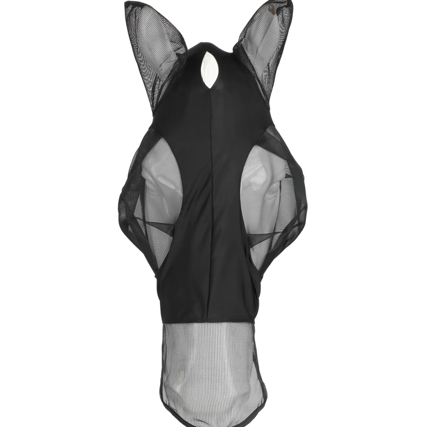 EQUITHÈME Vliegenmasker Hood met UV-Bescherming Zwart