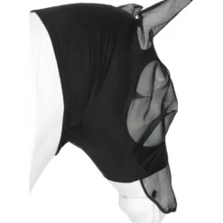 EQUITHÈME Vliegenmasker Hood met UV-Bescherming Zwart
