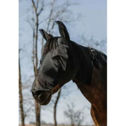 EQUITHÈME Vliegenmasker Hood met UV-Bescherming Zwart