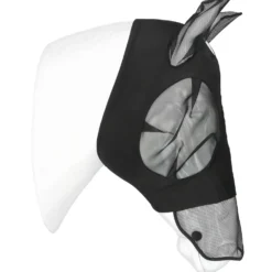 EQUITHÈME Vliegenmasker Lycra UV protection Met Neusnetje Zwart