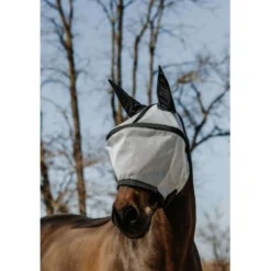 EQUITHÈME Vliegenmasker Protec met UV-Bescherming Zilver