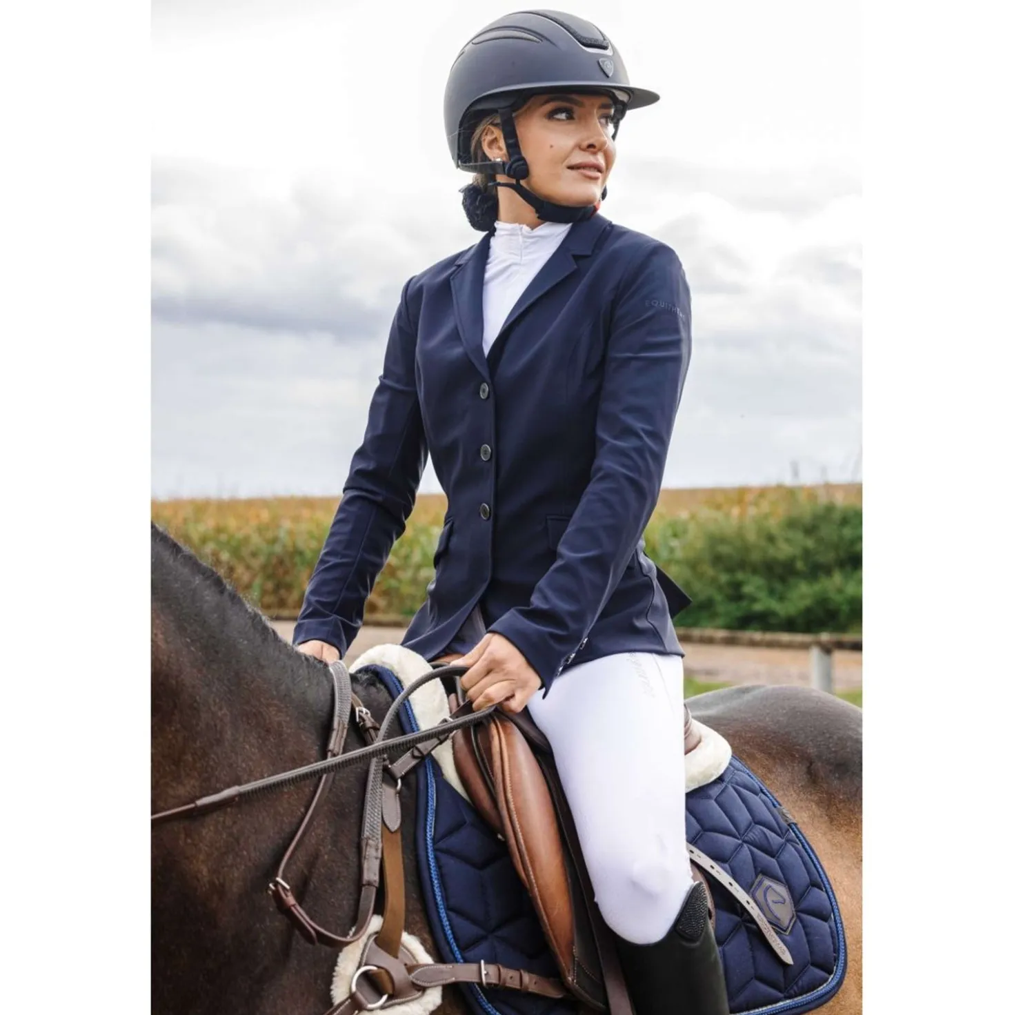 EQUITHÈME Wedstrijdjasje Nancy Navy