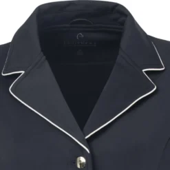 EQUITHÈME Wedstrijdjasje Soft Classic Marine Blauw/Wit