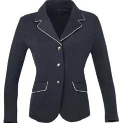 EQUITHÈME Wedstrijdjasje Soft Classic Marine Blauw/Wit