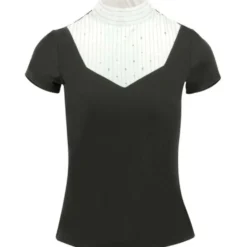 EQUITHÈME Wedstrijdshirt Lerma Dames Zwart