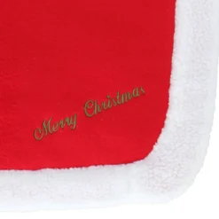 EQUITHÈME Zadeldekje Kerst Rood
