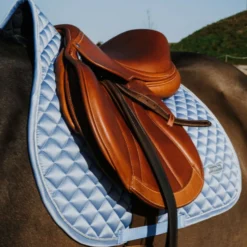 EQUITHÈME Zadeldekje Nacre Springen Blauw