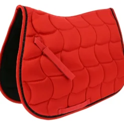 EQUITHÈME Zadeldekje Satin Veelzijdigheid Rood
