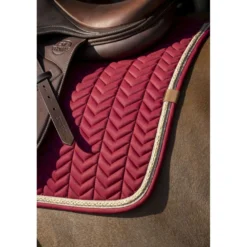 EQUITHÈME Zadeldekje Softy Jumping Burgundy