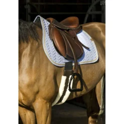 EQUITHÈME Zadeldekje Softy Jumping Lichtblauw
