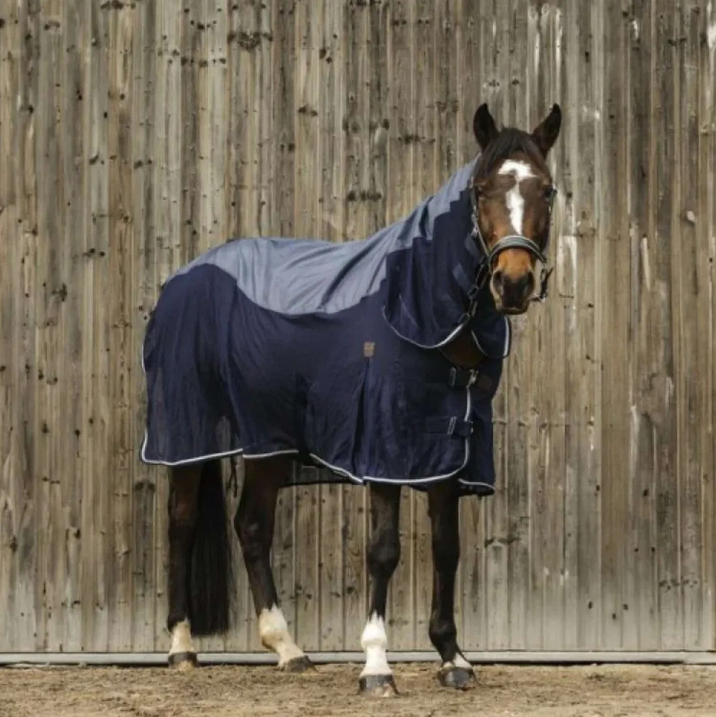 EQUITHÈME Zomerdeken 3-in-1 Mixte Navy