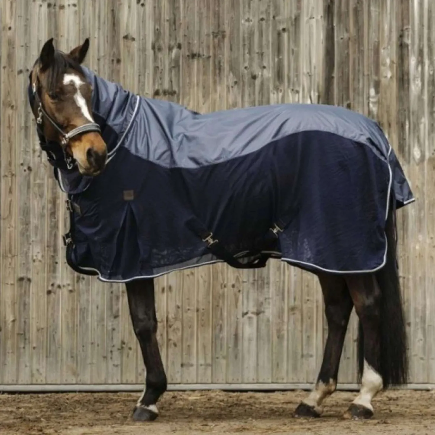 EQUITHÈME Zomerdeken 3-in-1 Mixte Navy