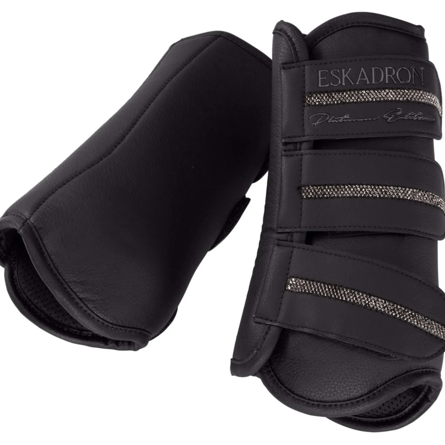 Eskadron Beenbeschermers Platinum '26 Allround Faux Leather Front Zwart
