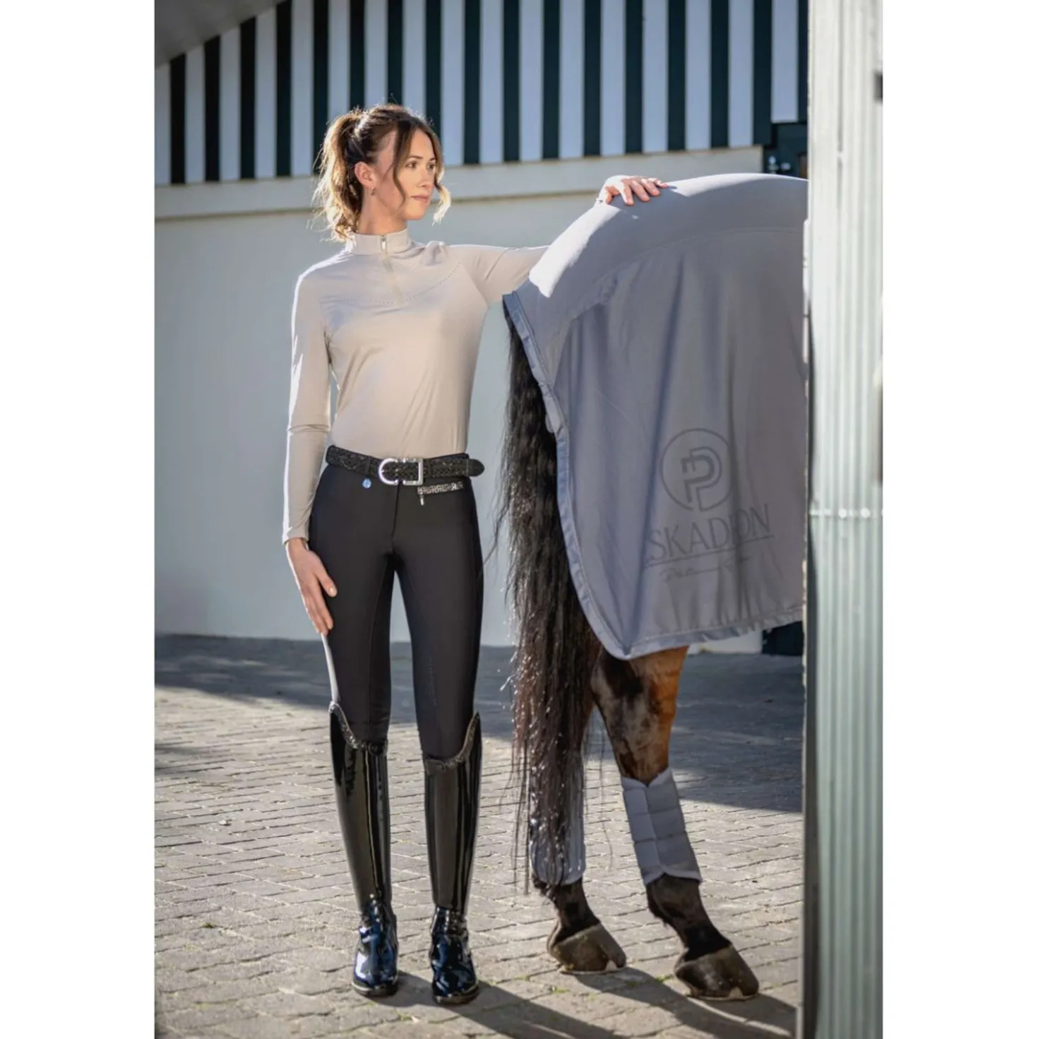 Eskadron Dressage Boots Platinum '26 Mesh Pale Grey