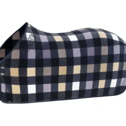Eskadron Fleecedeken Classic Sports met Ruitpatroon Navy/Sierra/Orchid