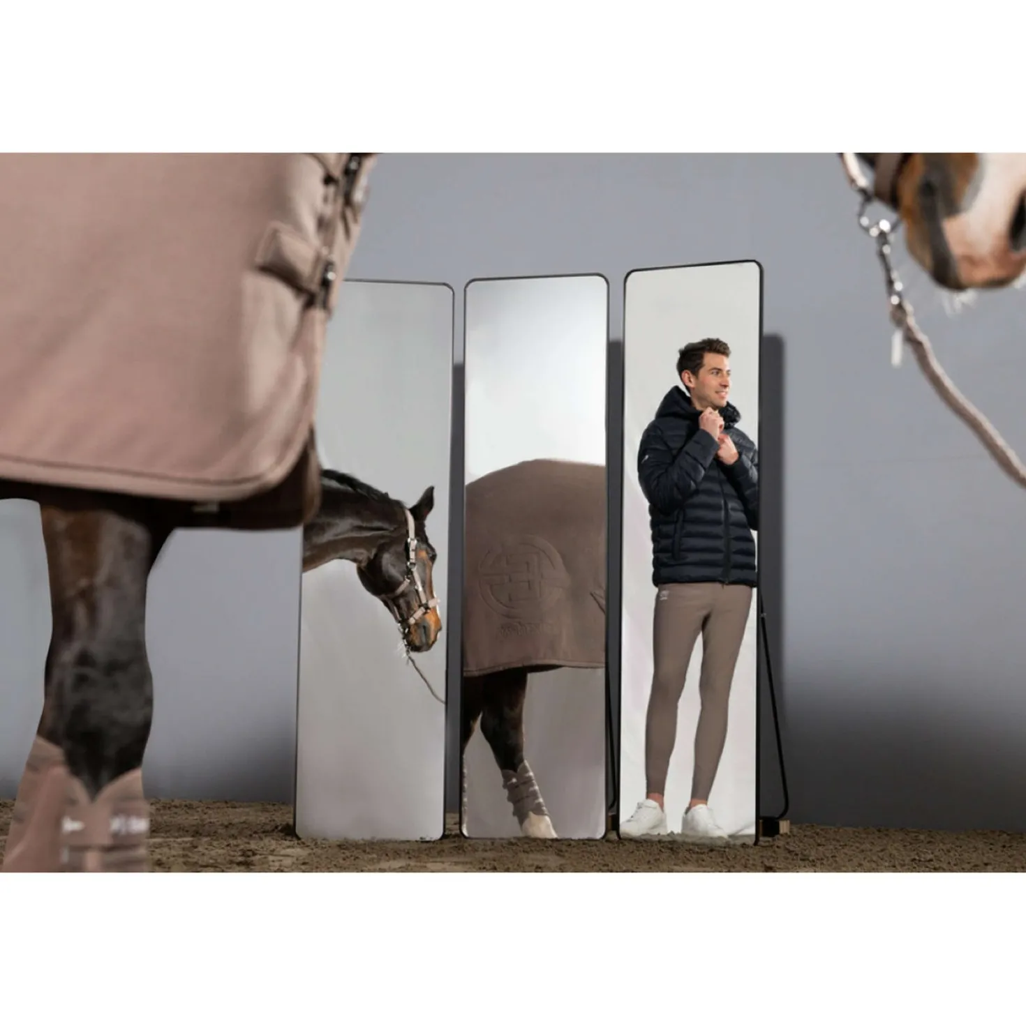 Eskadron Fleecedeken Dynamics Double Powdertaupe