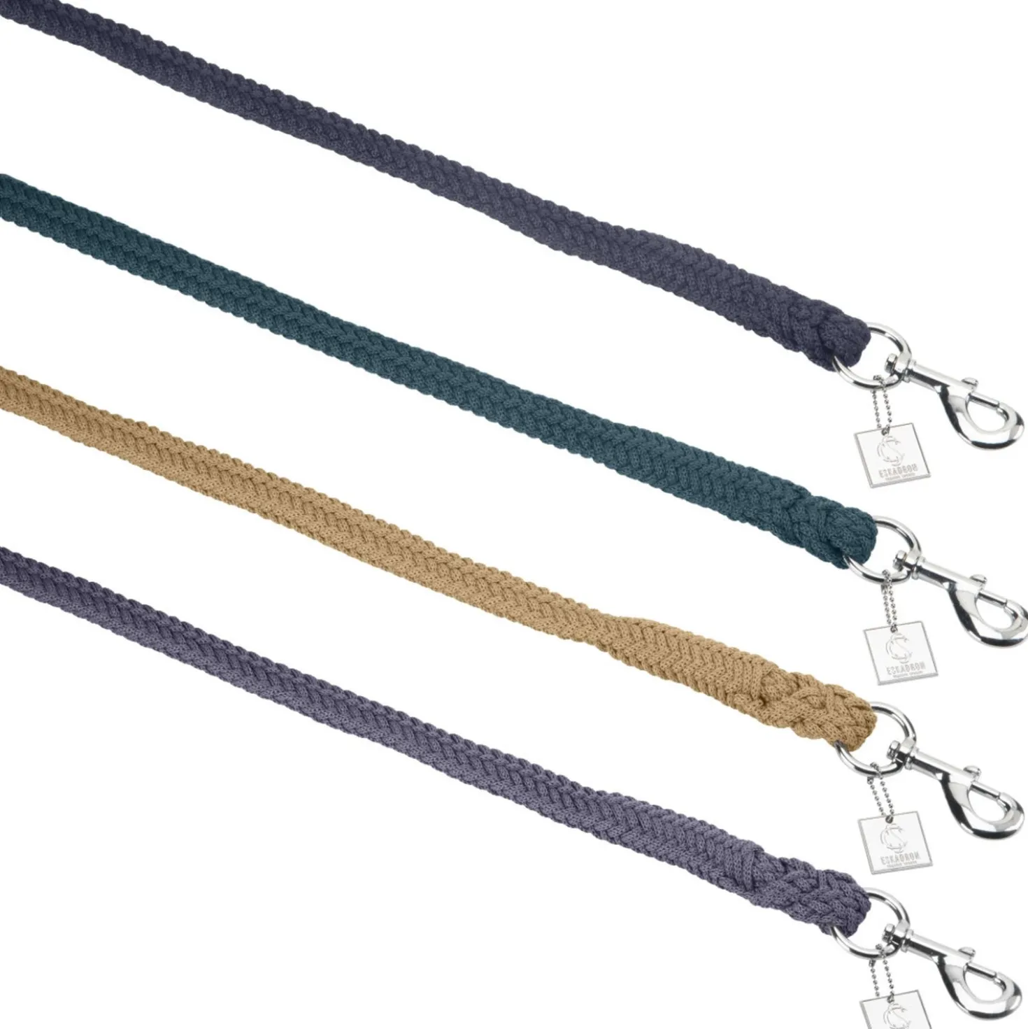 Eskadron Halstertouw Classic Sports Duralastic met Musketonhaak Navy