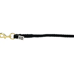 Eskadron Halstertouw Classic Messing Musketon Zwart
