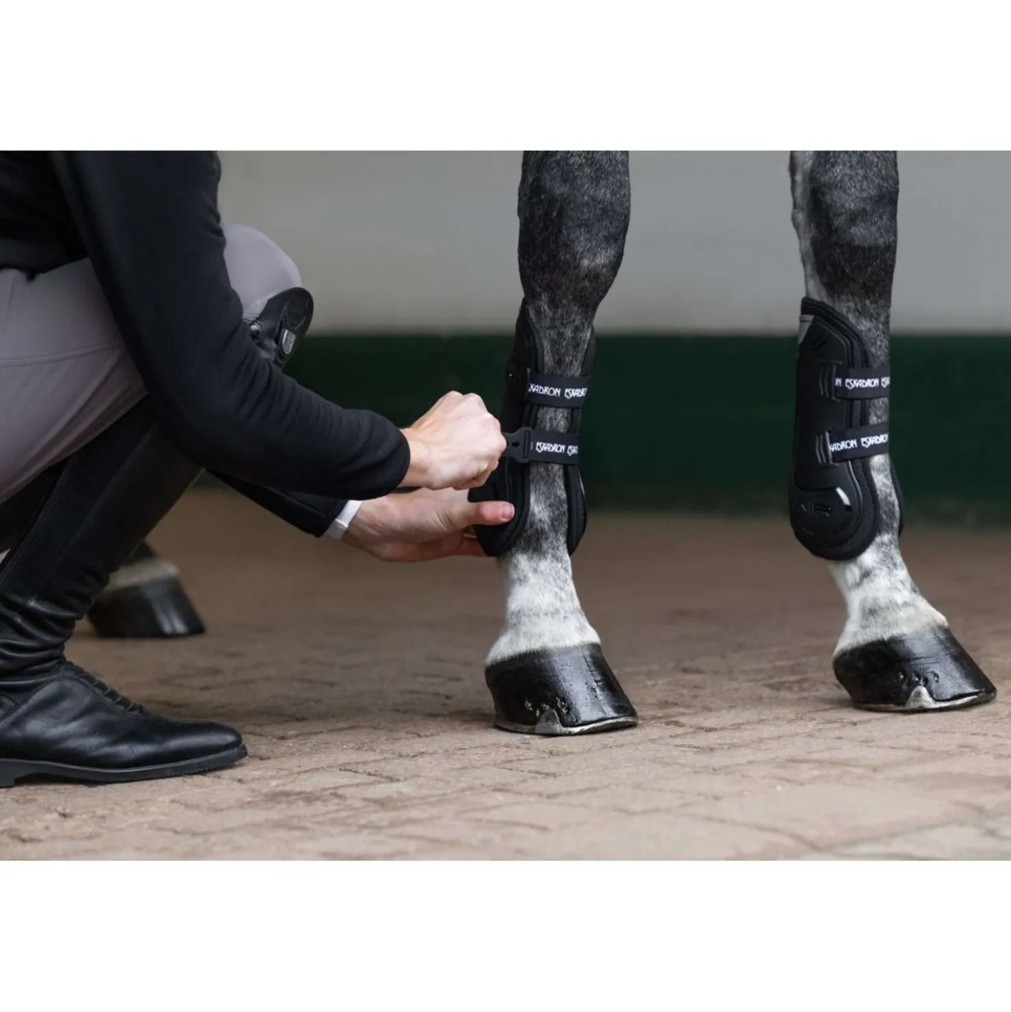 Eskadron Peesbeschermers Air-Flex Sport Zwart