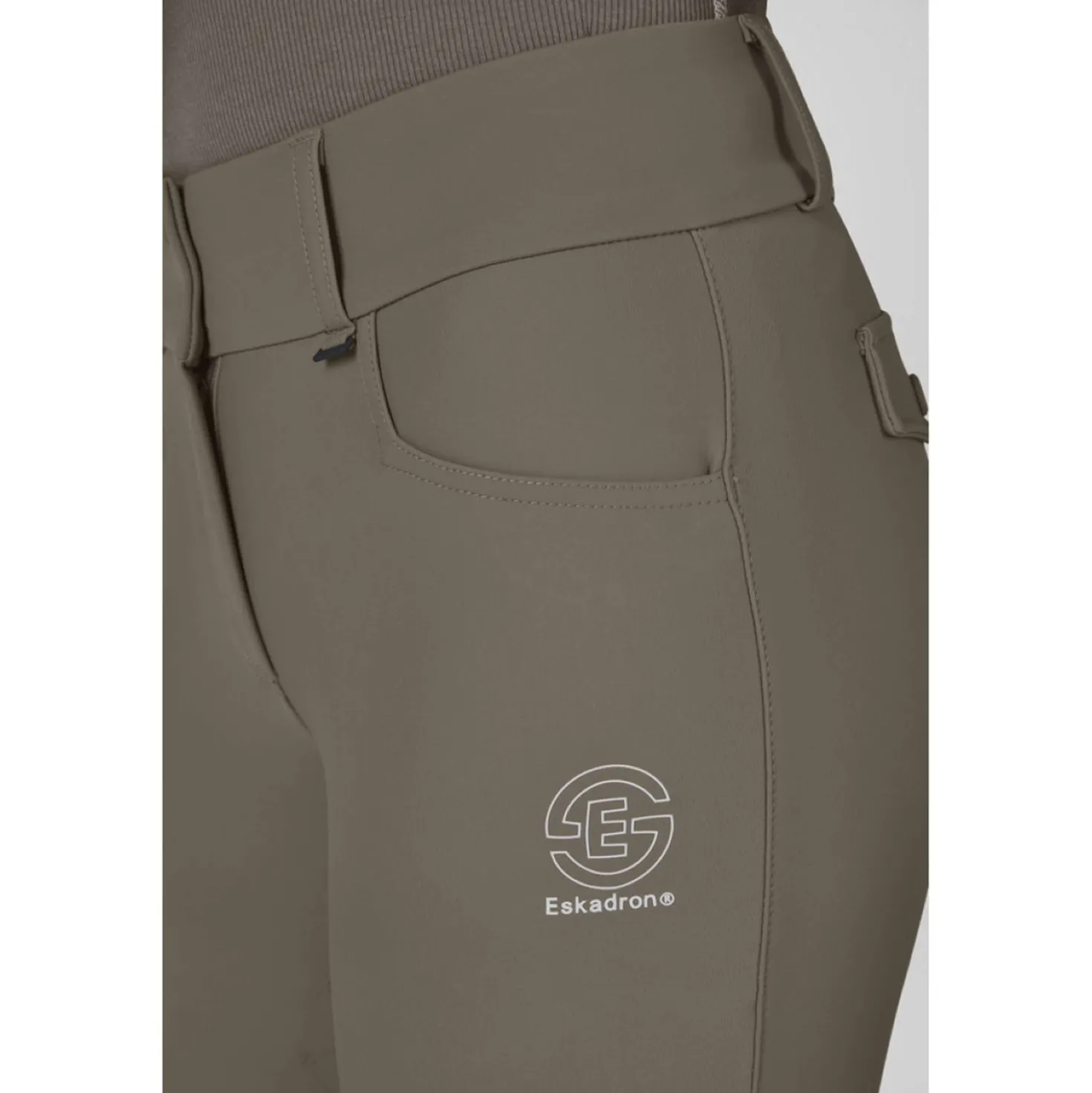 Eskadron Rijbroek Dynamics Full Grip Powdertaupe