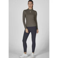 Eskadron Shirt Dynamics Turtleneck Rib Powdertaupe