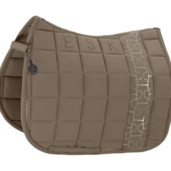 Eskadron Zadeldekje Big Square Softshell Platinum '25 Dressuur Smoky Taupe