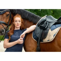 Eskadron Zadeldekje Classic Sports Bigross Mattgloss Dressuur Navy