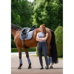 Eskadron Zadeldekje Classic Sports Satin Frills Dressuur Orchid