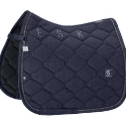 Eskadron Zadeldekje Classic Sports Bouclé Crustal Dressuur Navy