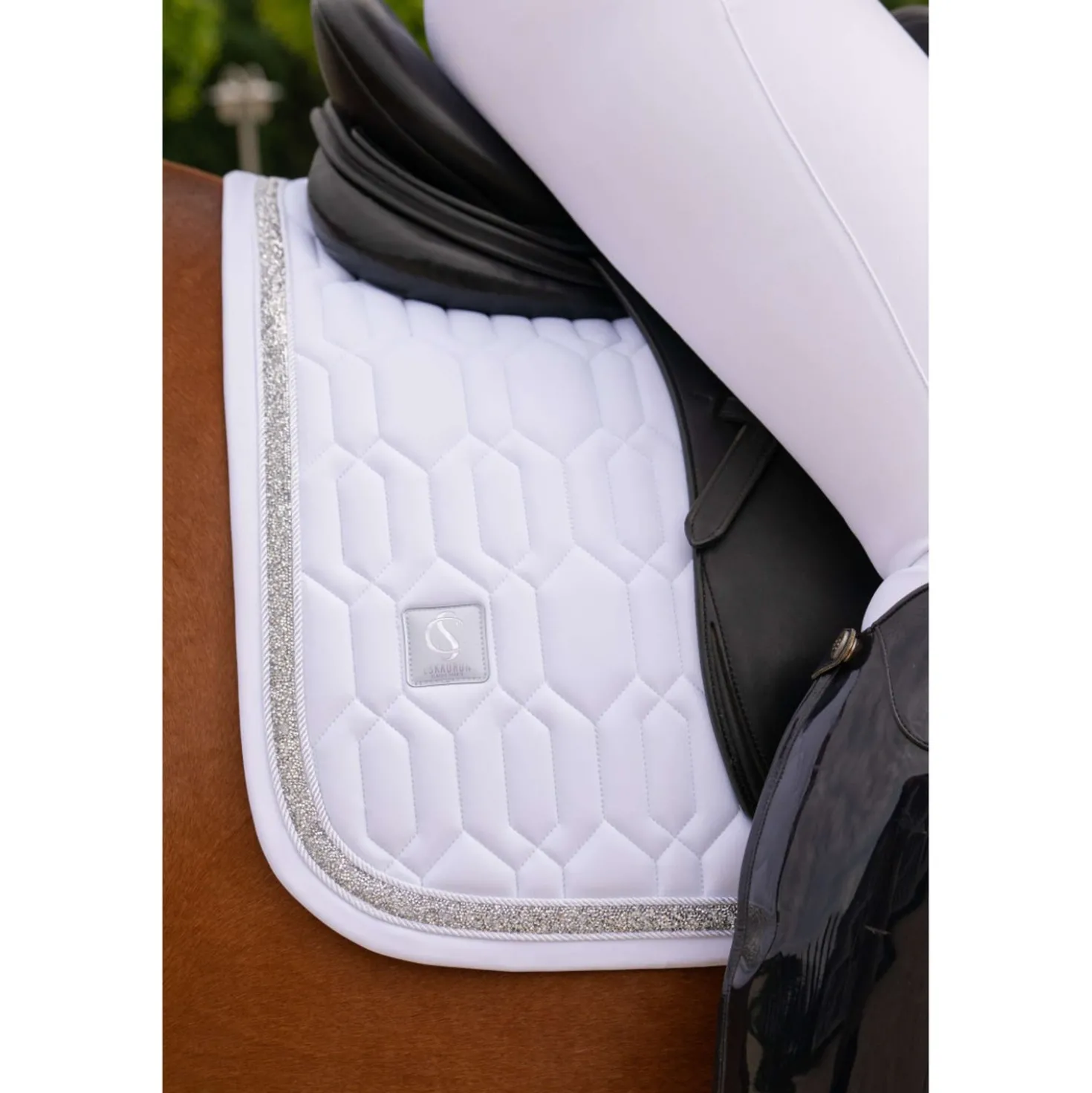 Eskadron Zadeldekje Classic Sports Softshell Jewel Veelzijdigheid Wit