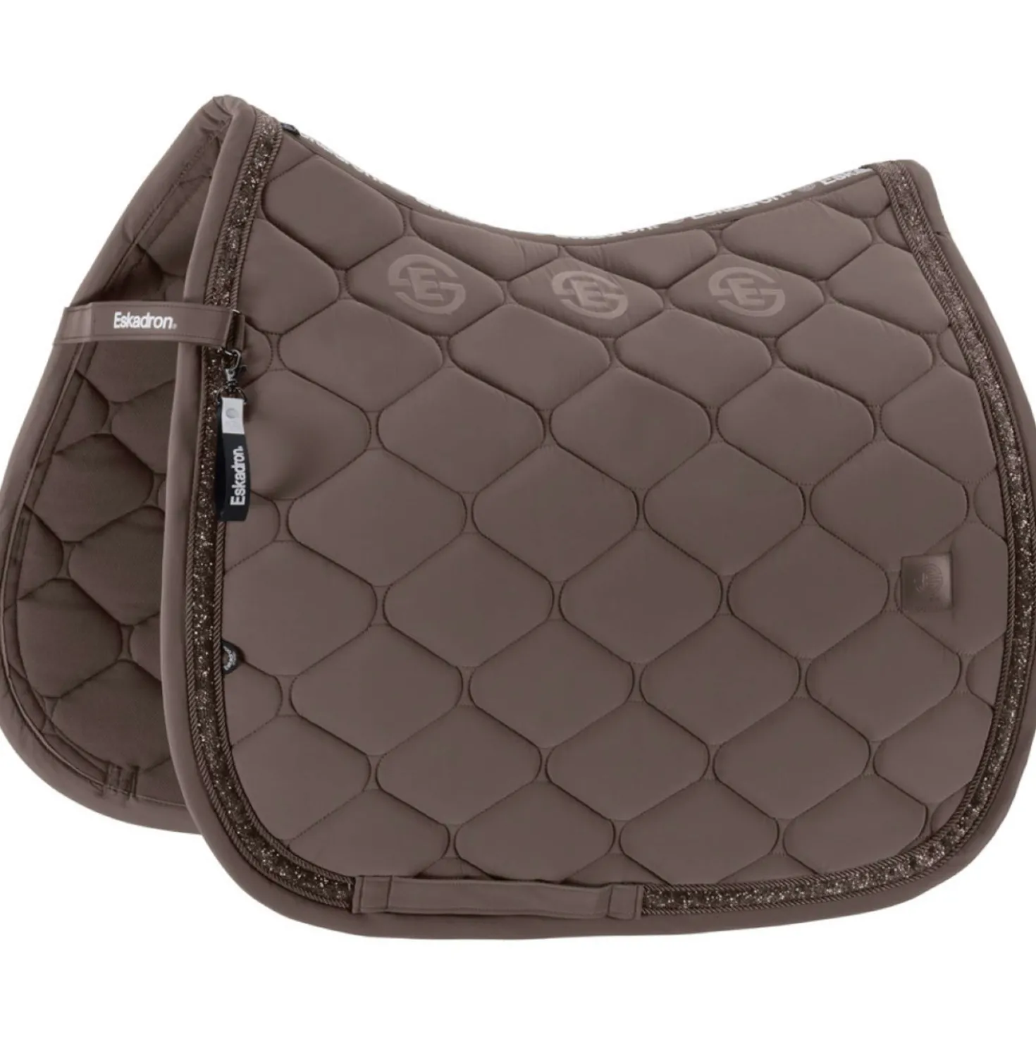 Eskadron Zadeldekje Dynamics Silk Jewel Dressuur Powdertaupe