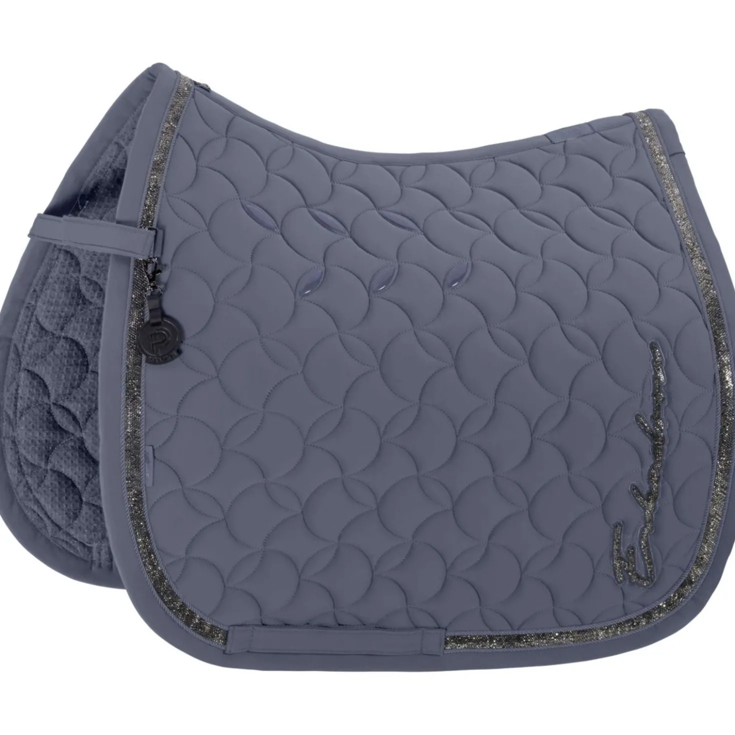 Eskadron Zadeldekje Platinum '26 Pro Soft Glitter Dressuur Slate Blue
