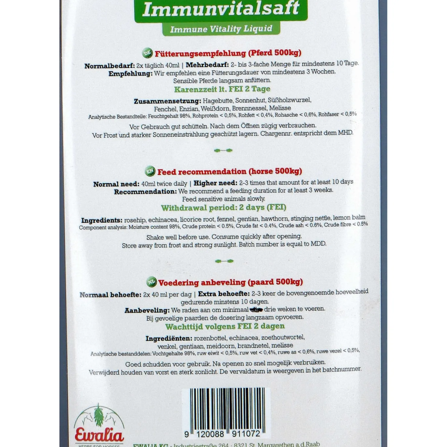 Ewalia Immune Vitality Liquid