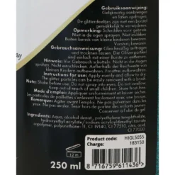 Excellent Glitter Spray Hi Gloss Turquoise