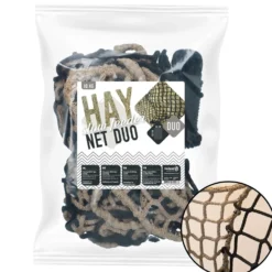 Excellent Hay Slowfeeder Net Duo Zwart/Wit
