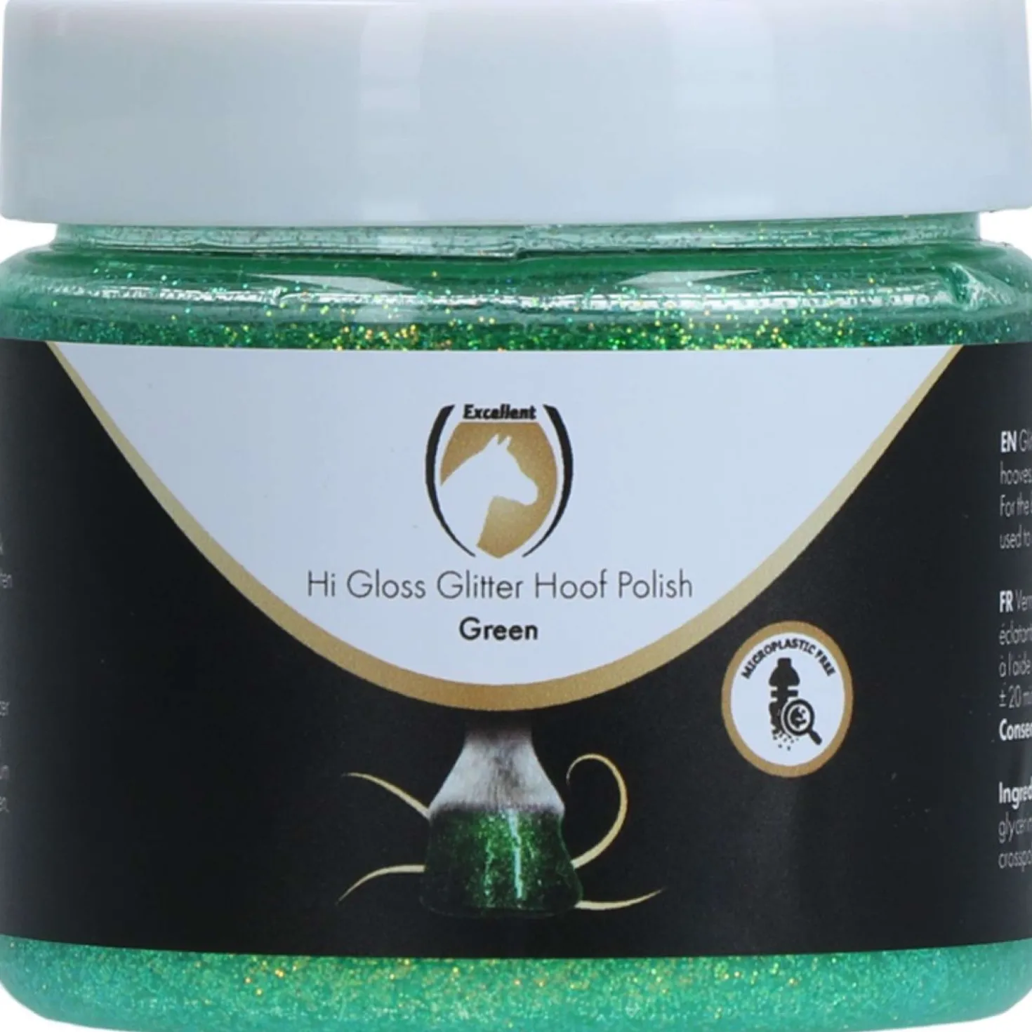 Excellent Hoeflak Hi Gloss Glitter Turquoise