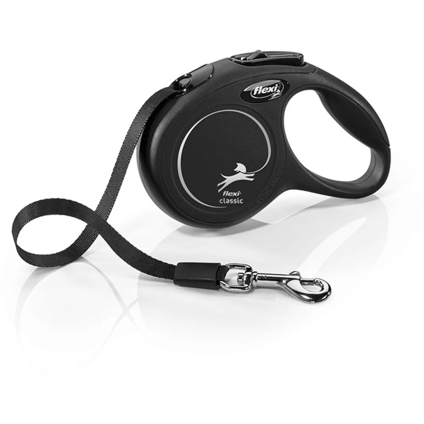 Flexi New Classic Zwart